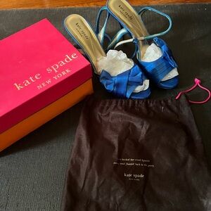 Kate spade custom dyed blue shoes